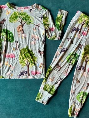 Posh Peanut barnyard bamboo pajamas
